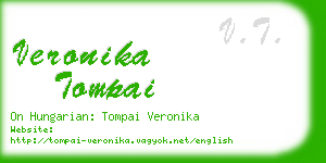 veronika tompai business card